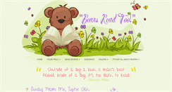 Desktop Screenshot of bearsreadtoo.com